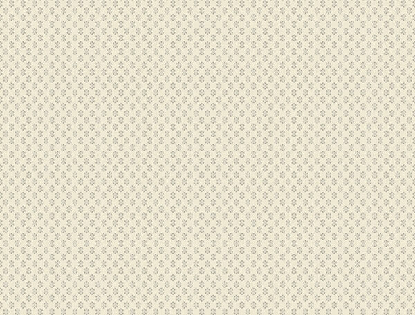 Brioni Cream Floral Stamp Wallpaper
