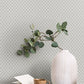Brioni Cream Floral Stamp Wallpaper