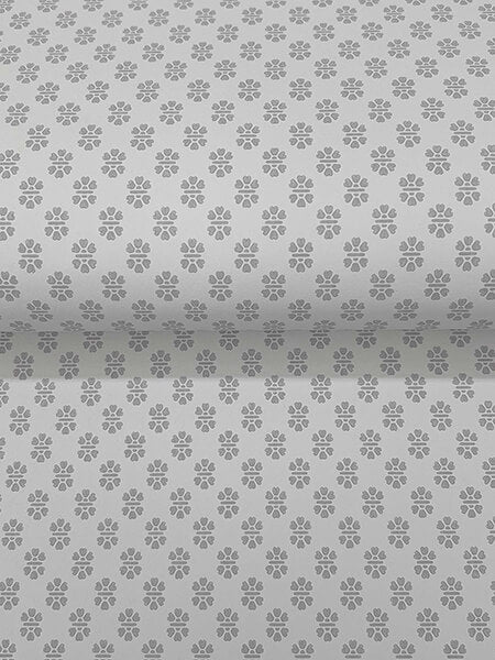 Brioni Cream Floral Stamp Wallpaper