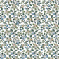 Framboise Blue Berry Vines Wallpaper