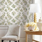 Genevieve Butter Floral Trail Wallpaper