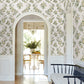 Genevieve Butter Floral Trail Wallpaper