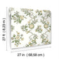Genevieve Butter Floral Trail Wallpaper