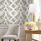 Genevieve Blush Floral Trail Wallpaper