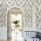 Genevieve Blush Floral Trail Wallpaper