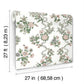 Genevieve Blush Floral Trail Wallpaper