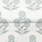 Souci Light Blue Marigolds Wallpaper
