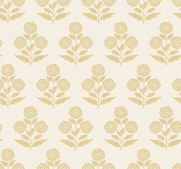 Souci Butter Marigolds Wallpaper