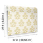 Souci Butter Marigolds Wallpaper