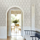 Souci Beige Marigolds Wallpaper