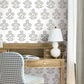 Souci Grey Marigolds Wallpaper