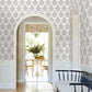 Souci Grey Marigolds Wallpaper