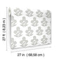 Souci Grey Marigolds Wallpaper