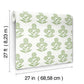 Souci Green Marigolds Wallpaper
