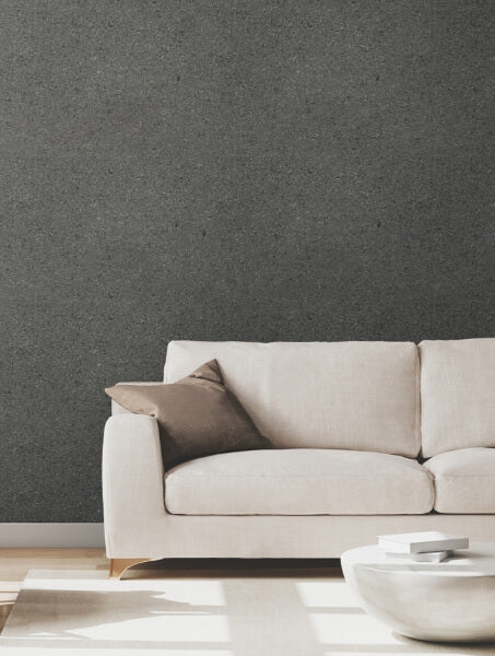 Brilliant Mica Black Glittering Wallpaper