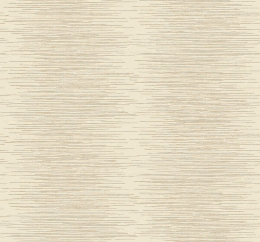 Operetta Cream Metallic Columns Wallpaper
