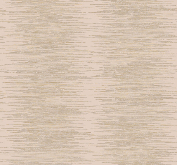 Operetta Blush Metallic Columns Wallpaper