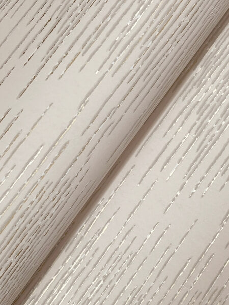 Operetta Blush Metallic Columns Wallpaper