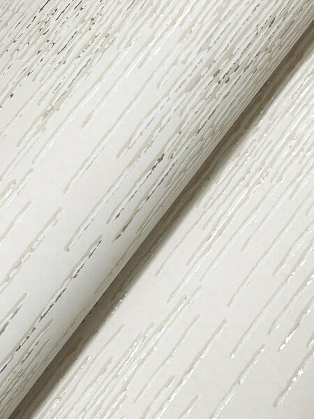 Operetta Ivory Metallic Columns Wallpaper