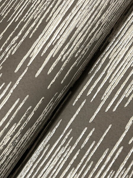 Operetta Stone Metallic Columns Wallpaper