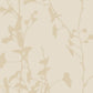 Ginkgo Silhouette Neutral Cork Wallpaper