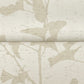Ginkgo Silhouette Neutral Cork Wallpaper
