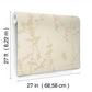 Ginkgo Silhouette Neutral Cork Wallpaper
