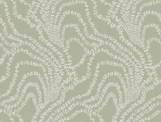 String of Pearls Sage Vine Wallpaper