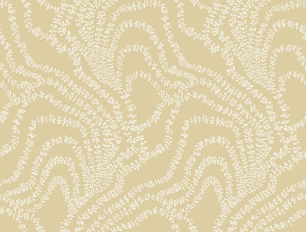 String of Pearls Butter Vine Wallpaper
