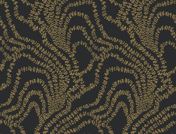 String of Pearls Gold Vine Wallpaper