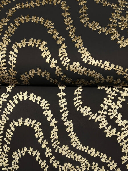 String of Pearls Gold Vine Wallpaper