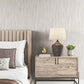 Tribeca White Texture Stripe Wallpaper