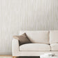 Tribeca White Texture Stripe Wallpaper