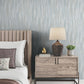 Tribeca Light Blue Texture Stripe Wallpaper