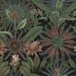 Enchanted Garden Green Tropical Wallpaper