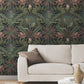 Enchanted Garden Green Tropical Wallpaper