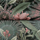 Enchanted Garden Green Tropical Wallpaper