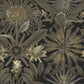 Enchanted Garden Black Tropical Wallpaper