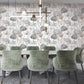 Cotswolds Poppies Grey Floral Wallpaper