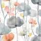 Cotswolds Poppies Coral Floral Wallpaper