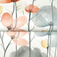 Cotswolds Poppies Coral Floral Wallpaper