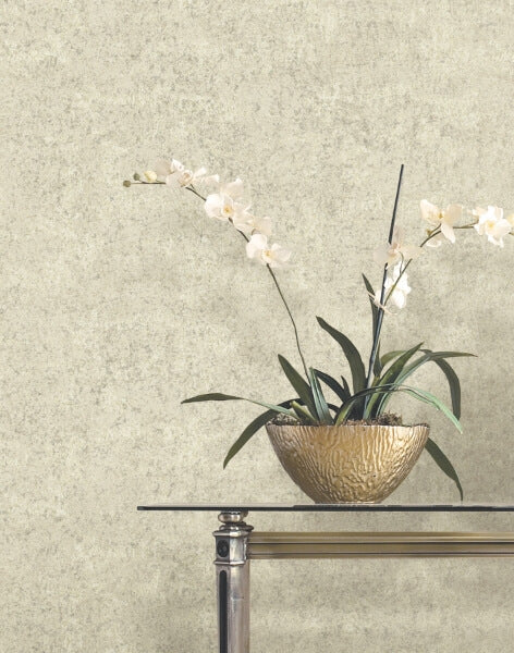 Crystal Cloud Beige Beaded Wallpaper