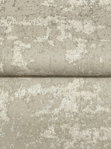 Crystal Cloud Taupe Beaded Wallpaper