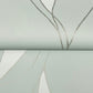 Society Hill Mint Abstract Leaf Wallpaper