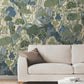 Falling Waters Sapphire Scenic Wallpaper