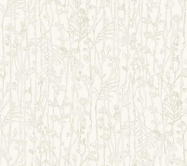 Filigree Pearl Abstract Wallpaper