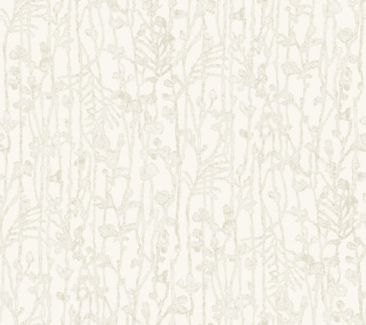 Filigree Pearl Abstract Wallpaper