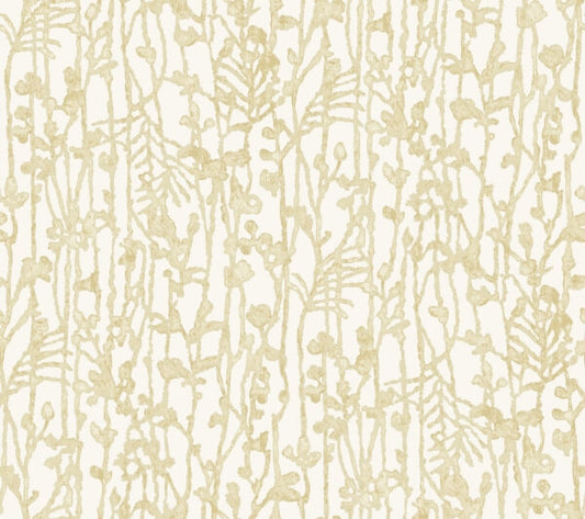 Filigree Gold Abstract Wallpaper