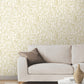 Filigree Gold Abstract Wallpaper