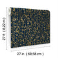 Filigree Navy Abstract Wallpaper